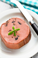 closeup of gourmet pate