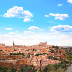 Fototapeta na wymiar Widok Toledo, Hiszpania