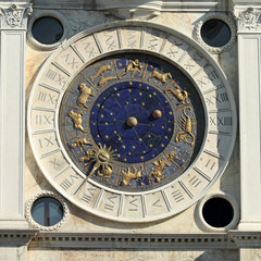 The historic clock face on St Mark's Clock tower