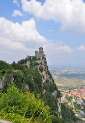 Fototapeta na wymiar Rocca Guaita San Marino