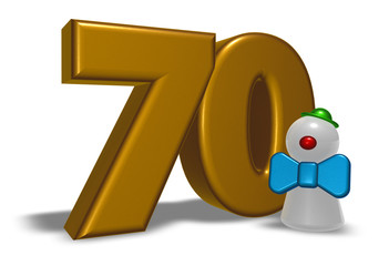 Fototapeta premium number and clown