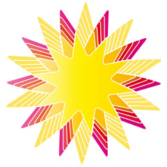 Bunter Stern - Papier - Basteln zu Weihnachten, x-mas, xmas