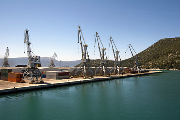 Ploce harbor in Croatia