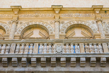 Imperiali castle. Francavilla Fontana. Puglia. Italy.