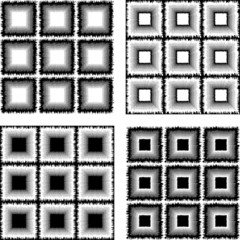 Design seamless monochrome pattern