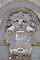 Escudo de la Ciudad de Barcelona.