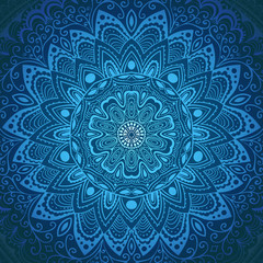ornamental round lace pattern, circle background with many detai