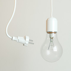 Socket And Bulb (Conceptual Energy Picture)