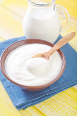 sour cream and milk