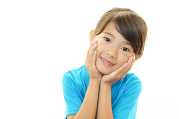 笑顔の女の子