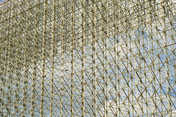 Obraz premium Steel structure of billboard.