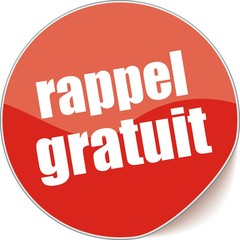 étiquette rappel gratuit