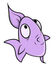 Cute Cartoon Fish - Vector Illustrations