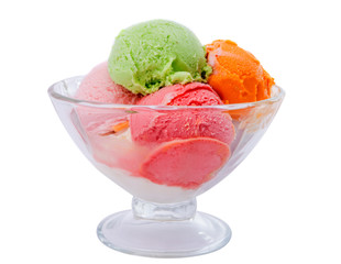 ice cream isolated