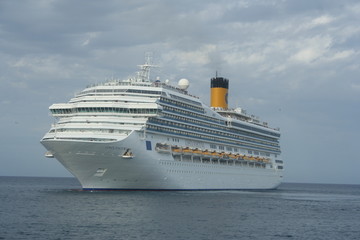 Cruise Ship in Greece