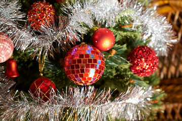 Seasonal Christmas decoration background