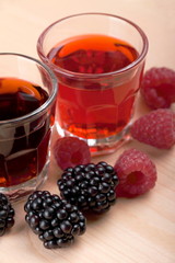Lamponi,more e infuso