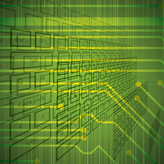 Abstract vector futuristic background