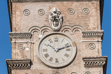 The Papal Basilica of Saint Mary Major in Rome, Italy.
