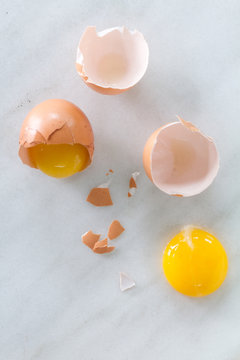 Egg Yolk Overhead