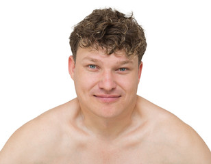 Obraz premium portrait of a man on a white background