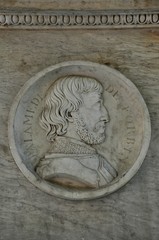 Aix-en-Provence : Médaillon hommage a Palamède de Forbin