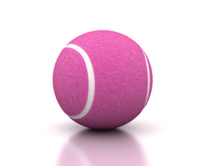 Pink Tennis Ball
