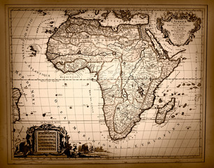 Vintage Map of Africa