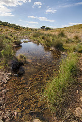 countryside stream of water located in Portugal.