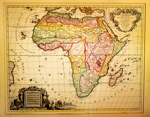 Vintage Map of Africa