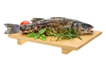 Roasted seabass