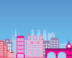 Fototapeta premium City silhouette