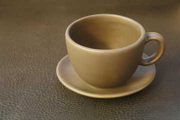 ceramic coffee cup on table