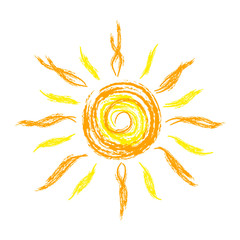 sun, scetch