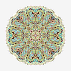 Beautiful lace pattern background vector