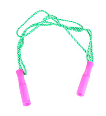 Skipping rope isolated on white