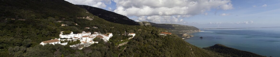 Fototapeta na wymiar Landscape of National park of Arrabida in Portugal