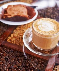 Coffee and biscuit