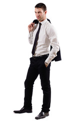 Fototapeta premium young business man on a relaxed pose
