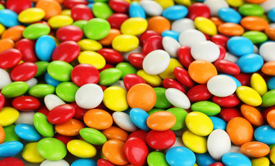 Fototapeta na wymiar Colorful candies close up