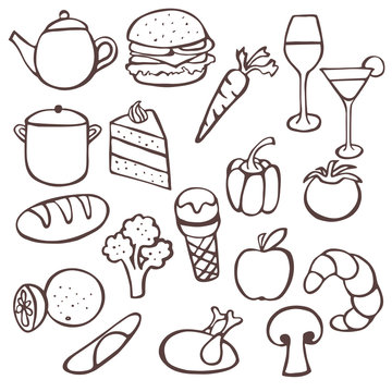 food doodles