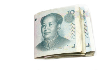 10 Yuan bills, China money