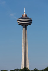 Skylon Tower Niagara Falls as seen from the American side of Nia - 54615385