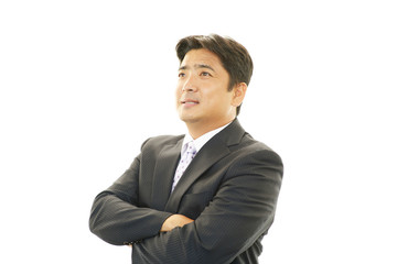 笑顔のビジネスマン