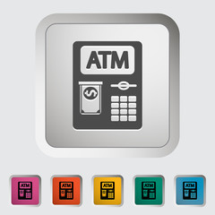 ATM icon.