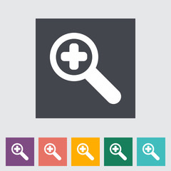 Obraz premium Scale single flat icon.