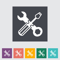 Repair flat icon.