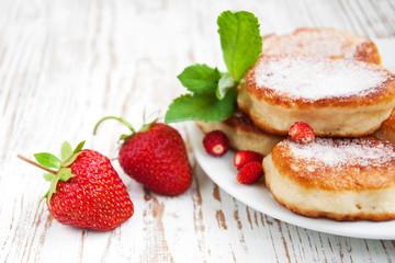 strawberry pancakes