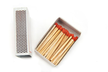 match and box isolated