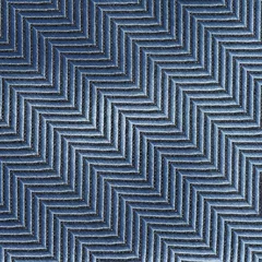 Store enrouleur occultant sans perçage Zigzag motif de lignes en zigzag bleu et noir
